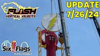 Flash: Vertical Velocity Update 7/26/24! | Six Flags Great Adventure