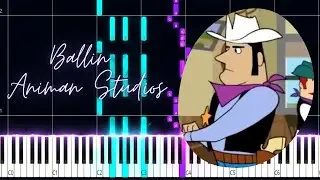 Ballin | Animan Studios PIANO TUTORIAL (FREE Sheet in the description)