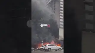 пожар в центре