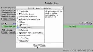 Quiz Questions Part 2 - Creating Questions