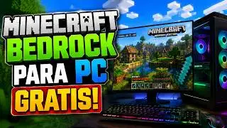 ✅ Como DESCARGAR Minecraft BEDROCK GRATIS Para PC con WINDOWS 10 Y 11 Ultima Version 2026