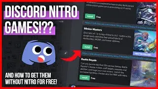 DISCORD NITRO GAMES!!! (and how to get them for FREE)