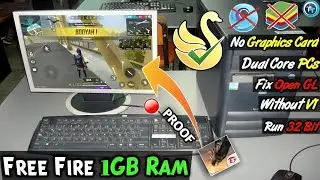 How To Download & Play Free Fire 1GB RAM PC | New SmartGaGa For Low-End PC, Without GPU