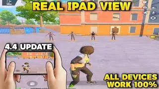 How to Get iPad View in PUBG/BGMI 4.4 Update on Android 🔥 Working Method