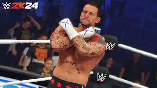 WWE 2K24 : CM Punk DLC Entrance, Signature, Finisher