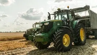 Żniwa 2019 GR Ptaszkowo 4x John Deere! 3x Claas!