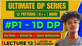 L12 - 1D DP | Jump Game 2 | LeetCode 45 | Recursion | Memoization | Tabulation