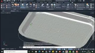 Autocad surface modeling tutorial |  Autocad creates surfaces from polyline