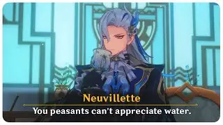Neuvillete is Obsessed with Drinking Water | Genshin Impact
