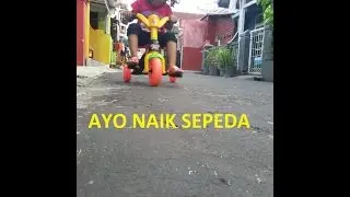 Alya dan Sepeda - BALAPAN SEPEDA KOK CURANG . . . . . . . THE BABY TRICYLE RACE CHEAT