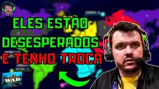 NOVO META PARA ATACAR NO WAR - Gaules jogando WAR com VelhoVamp, GutoColvara e o Chat