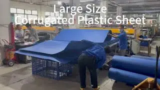 Visit our JianXin factory to view our corrugated plastic sheets.