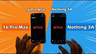 IPhone 16 pro max  vs Nothing phone 3A Speed test comparision