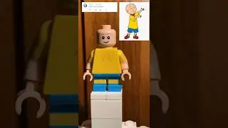 How to make LEGO Caillou