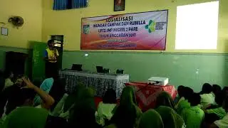 Sosialisasi Campak Rubella SMPN2Pare, PPK Kesehatan