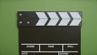 Green screen/action film clapper/free download/no copyright