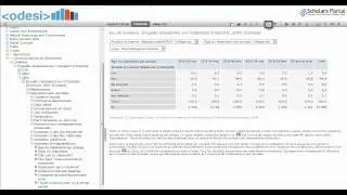 Comment créer un tableau croisé simple dans Odesi