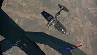 War Thunder [SIM|VR] - Nice Duel (Ki-84 otsu vs F4U)