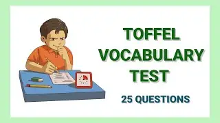 TOEFL VOCABULARY TEST - Part 1