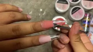 SHARLINGE Solid Gel Builder Kit Non Stick,Hand Nail Extension 6 Colors Solid Buil