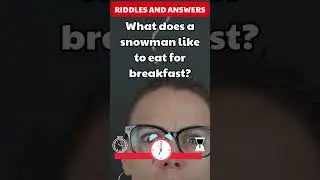 What does a snowman like to eat for breakfast? #riddles