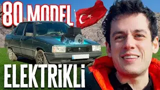 80 MODEL ARABAYI ELEKTRİKLİ YAPAN TÜRK!