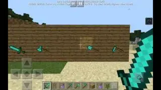 HOW TO HANG ITEMS ON WALL IN MCPE [Minecraft PE 1.2 Trick]