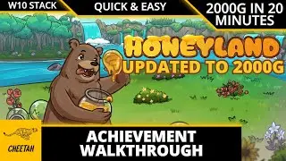 HoneyLand - Achievement Walkthrough (2000G IN 20 MINUTES) WIN STACK