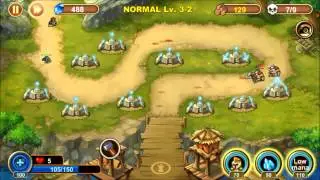 Castle Defense 3-2 Walkthrough, Normal, 3 Stars!