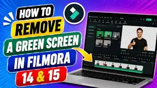 How To Remove A Green Screen In Filmora 14 | Wondershare Filmora Chroma Key Tutorial