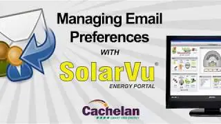 SolarVu® Energy Portal | Customizing Email Preferences