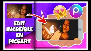 edit INCREÍBLE en PICSART //PICSART TUTORIAL fácil*