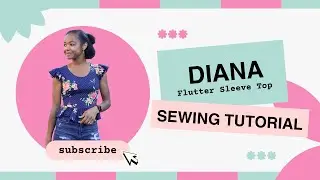 Easy Flutter Sleeve Sewing Tutorial for Knit Fabrics - Summer Sewing Inspiration