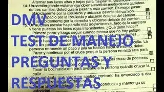 Pasa tu EXAMEN de manejo escrito !!