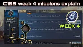 SEASON C1S3 M5 WEEK 4 ROYALE PASS MISSION EXPLAINED | BGMI MISSION WEEK 4 M5 | BGMI WEEK 4 MISSIONS