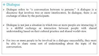 Discourse Analysis - Lesson 3 - Types of Discourse