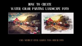 how to create water color painitng