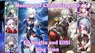 Stage 10 Jingliu and Jing Yuan 3🌟 | Memory of Chaos 1.5 | Honkai Star Rail