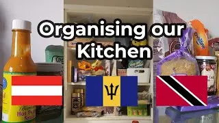 ORGANIZING OUR DUBLIN KITCHEN | Austria & Barbados Food 🇦🇹🇧🇧🍴 | Expat Couple In Dublin, Ireland