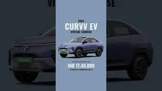 Tata Curvv EV Virtual Sunrise Color