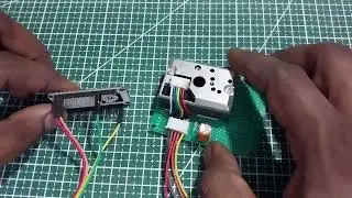 #IOT based Measuring the #air #quality with GP2Y1010AU0F for solar panel cleaning