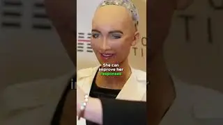 Fun facts on Sophia the robot #sophiarobot #sophia #robot #ai #usa #shorts #robotics #airobot #funny