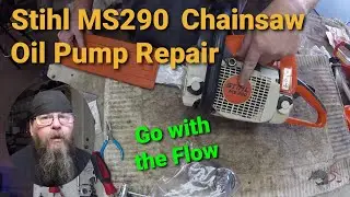 Stihl MS290 Oil Pump Installation