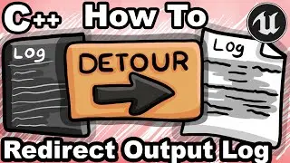 UE5 C++ 45 - How To Redirect Output Log With C++? - Unreal Engine Tutorial CPP