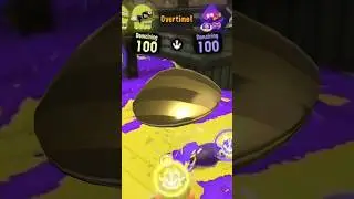 I Was Wondering Who Will Win At The End Of Overtime On Clam Blitz. Random or Not? #splatoon3 #shorts