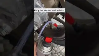 Emergency Tire Inflator And Sealant Patch Repair Spray