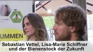 Die Biene wird digital: Sebastian Vettels und Lisa-Marie Schiffners Neugier ist geweckt