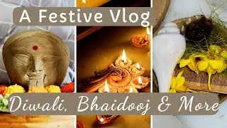 Festive Vlog 2022- Diwali, Vai Phonta & More| Bengali Lunch Thali, Tikka kebab recipe & Home Decor