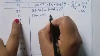 Mean deviation (Measures of dispersion)//Bca1