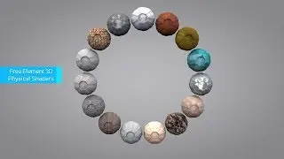 Free Element 3D Physical Shaders